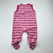 Load image into Gallery viewer, Girls Ollie's Place, soft velour overalls / romper, GUC, size 000,  