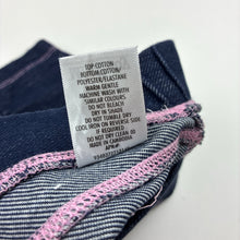 Load image into Gallery viewer, Girls Mix Baby, stretchy denim leggings / bottoms, EUC, size 000,  