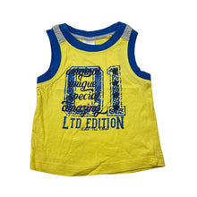Load image into Gallery viewer, Boys Tiny Little Wonders, cotton singlet / tank top, GUC, size 00,  