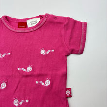 Load image into Gallery viewer, Girls Esprit, pink ribbed cotton bodysuit / romper, GUC, size 000,  