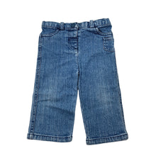Load image into Gallery viewer, Girls Dymples, blue stretch denim jeans,adjustable, GUC, size 0,  