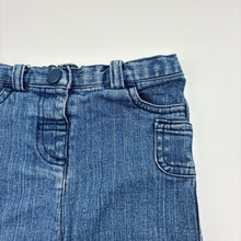 Load image into Gallery viewer, Girls Dymples, blue stretch denim jeans,adjustable, GUC, size 0,  