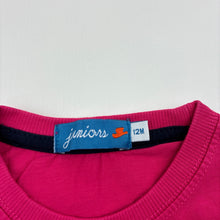 Load image into Gallery viewer, Girls Juniors, pink cotton t-shirt / top, GUC, size 12 months,  