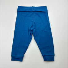 Load image into Gallery viewer, Boys Lupilu, blue cotton leggings / bottoms,car, GUC, size 000-00,  