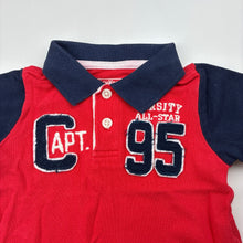 Load image into Gallery viewer, Boys Osh Kosh, cotton polo shirt / top, FUC, size 0,  