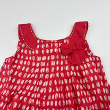 Load image into Gallery viewer, Girls Monsoon, lightweight cotton summer dress, GUC, size 00, L: 40cm