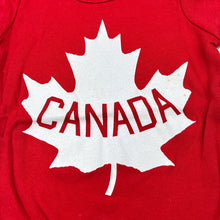 Load image into Gallery viewer, Unisex Big Bear, Canada red cotton romper, EUC, size 00,  