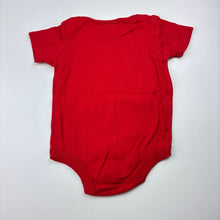 Load image into Gallery viewer, Unisex Big Bear, Canada red cotton romper, EUC, size 00,  