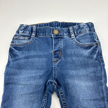 Load image into Gallery viewer, Unisex H&amp;M, slim fit stretch denim jeans, adjustable, EUC, size 1,  