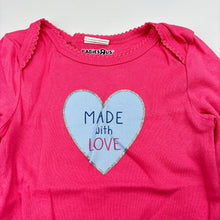 Load image into Gallery viewer, Girls Babies R Us, pink cotton bodysuit / romper, FUC, size 00,  