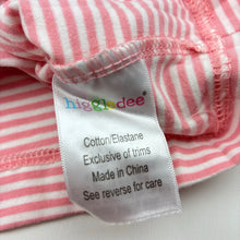Load image into Gallery viewer, Girls Higgledee, pink stripe long sleeve top, GUC, size 000,  