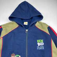 Load image into Gallery viewer, Boys BEN 10, fleece lined zip hoodie sweater, FUC, size 8,  
