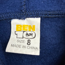 Load image into Gallery viewer, Boys BEN 10, fleece lined zip hoodie sweater, FUC, size 8,  