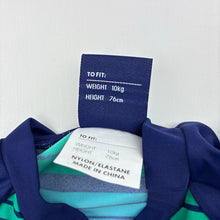 Load image into Gallery viewer, Boys Wave Zone, short sleeve rashie / swim top, GUC, size 0,  