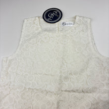 Load image into Gallery viewer, Girls Allegra &amp; Harvey, lined floral lace top, NEW, size 5,  