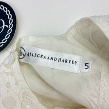 Load image into Gallery viewer, Girls Allegra &amp; Harvey, lined floral lace top, NEW, size 5,  