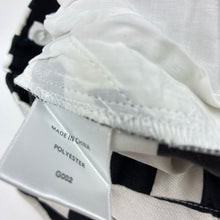 Load image into Gallery viewer, Girls Mr &amp; Miss Aust, black &amp; white lightweight pleat front shorts, adjustable, NEW, size 6,  