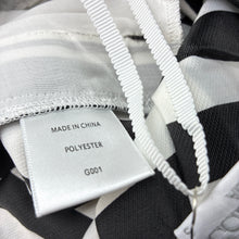 Load image into Gallery viewer, Girls Mr &amp; Miss Aust, black &amp; white pleat front skirt, adjustable, L: 30cm, NEW, size 5,  