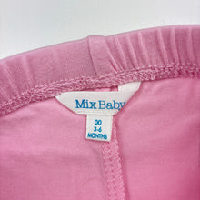 Load image into Gallery viewer, Girls Mix Baby, pink stretchy leggings / bottoms, GUC, size 00,  