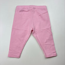 Load image into Gallery viewer, Girls Mix Baby, pink stretchy leggings / bottoms, GUC, size 00,  