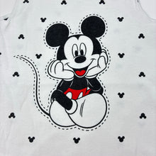 Load image into Gallery viewer, Unisex Disney, Mickey Mouse stretchy singletsuit romper, GUC, size 0,  