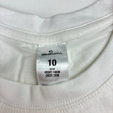 Load image into Gallery viewer, Boys Urban Supply, white cotton t-shirt / top, NBL, EUC, size 10,  