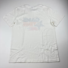 Load image into Gallery viewer, Boys Urban Supply, white cotton t-shirt / top, NBL, EUC, size 10,  