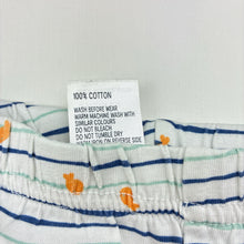 Load image into Gallery viewer, Unisex Anko, cotton pyjama shorts, elasticated, fish, GUC, size 00,  