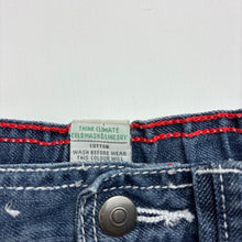 Load image into Gallery viewer, Unisex Target, blue denim jeans, adjustable, Inside leg: 25cm, GUC, size 1,  