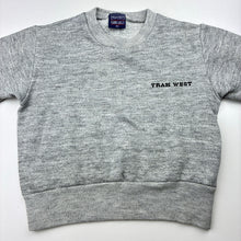 Load image into Gallery viewer, Unisex TRAK WEST, grey marle short sleeve sweater top, FUC, size 6,  