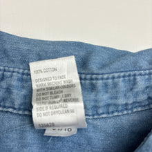 Load image into Gallery viewer, Girls Clothing &amp; Co, chambray cotton long sleeve shirt, GUC, size 8,  
