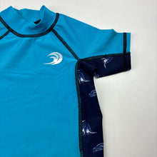 Load image into Gallery viewer, Boys Tilt, short sleeve rashie / swim top, dinosaurs, GUC, size 1,  