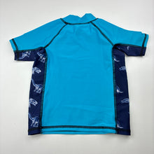 Load image into Gallery viewer, Boys Tilt, short sleeve rashie / swim top, dinosaurs, GUC, size 1,  