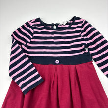 Load image into Gallery viewer, Girls Pumpkin Patch, stretchy long sleeve dress, FUC, size 1, L: 47cm