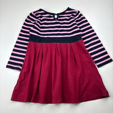 Load image into Gallery viewer, Girls Pumpkin Patch, stretchy long sleeve dress, FUC, size 1, L: 47cm