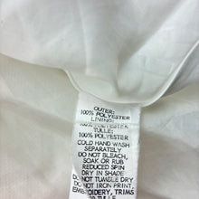 Load image into Gallery viewer, Girls Origami, white tulle formal / party dress, GUC, size 1, L: 46cm