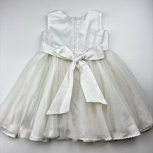 Load image into Gallery viewer, Girls Origami, white tulle formal / party dress, GUC, size 1, L: 46cm