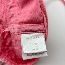 Load image into Gallery viewer, Girls Seed, pink cotton bucket hat, GUC, size 000-00,  