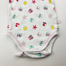Load image into Gallery viewer, Girls Marquise, cotton bodysuit / romper, GUC, size 000,  