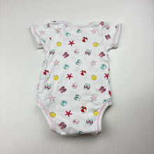 Load image into Gallery viewer, Girls Marquise, cotton bodysuit / romper, GUC, size 000,  