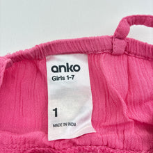 Load image into Gallery viewer, Girls Anko, pink casual summer dress, GUC, size 1, L: 41cm