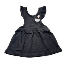 Load image into Gallery viewer, Girls Next, grey fleece lined casual dress, EUC, size 0, L: 39cm