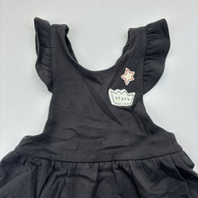 Load image into Gallery viewer, Girls Next, grey fleece lined casual dress, EUC, size 0, L: 39cm
