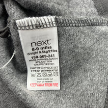 Load image into Gallery viewer, Girls Next, grey fleece lined casual dress, EUC, size 0, L: 39cm