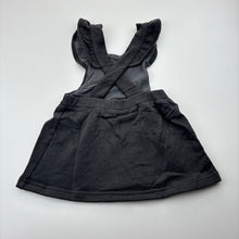 Load image into Gallery viewer, Girls Next, grey fleece lined casual dress, EUC, size 0, L: 39cm