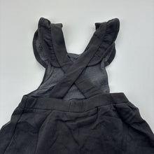 Load image into Gallery viewer, Girls Next, grey fleece lined casual dress, EUC, size 0, L: 39cm