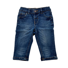 Load image into Gallery viewer, Unisex Target, blue stretch denim jeans, adjustable, EUC, size 00,  