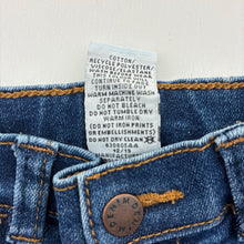 Load image into Gallery viewer, Unisex Target, blue stretch denim jeans, adjustable, EUC, size 00,  