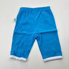 Load image into Gallery viewer, Boys Baby Buds, blue cotton bottoms, elasticated, GUC, size 000,  