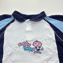 Load image into Gallery viewer, Boys JoJo Maman Bebe, cotton  rugby polo shirt, GUC, size 6-7,  